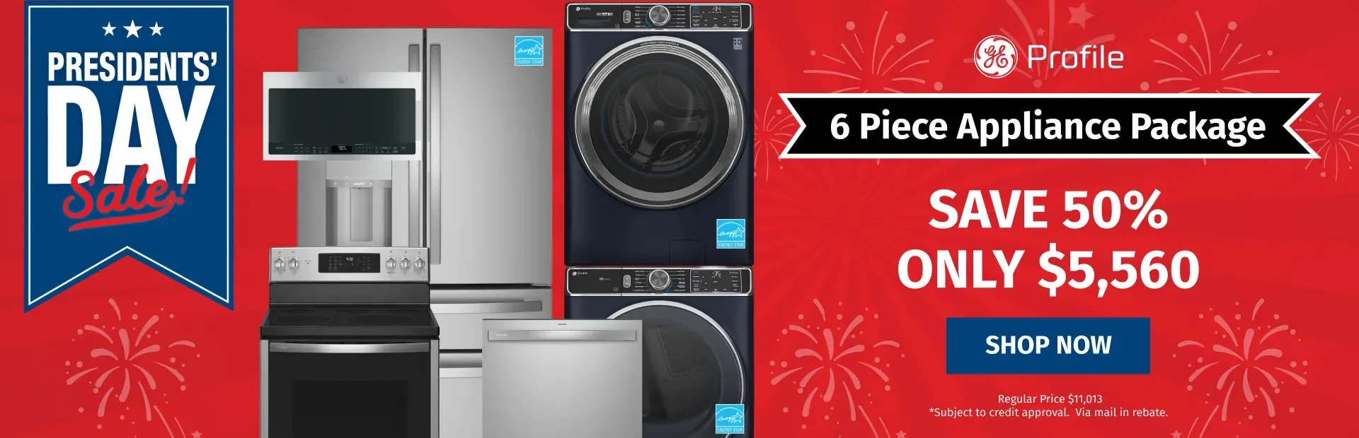 GE Profile Presidents Day Package